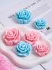 DIY 3D Rose Flowers Silicone Candle Mold Handmade Soap Chocolate Ornament Tool Aromatherapy Gypsum Resin Mould Home Decor