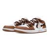 Jordan Air Jordan 1 Mocha Film Slip Resistant Abrasion Resistant Low top Vintage Basketball Shoes Unisex White Brown DC0774-202(Team864-)
