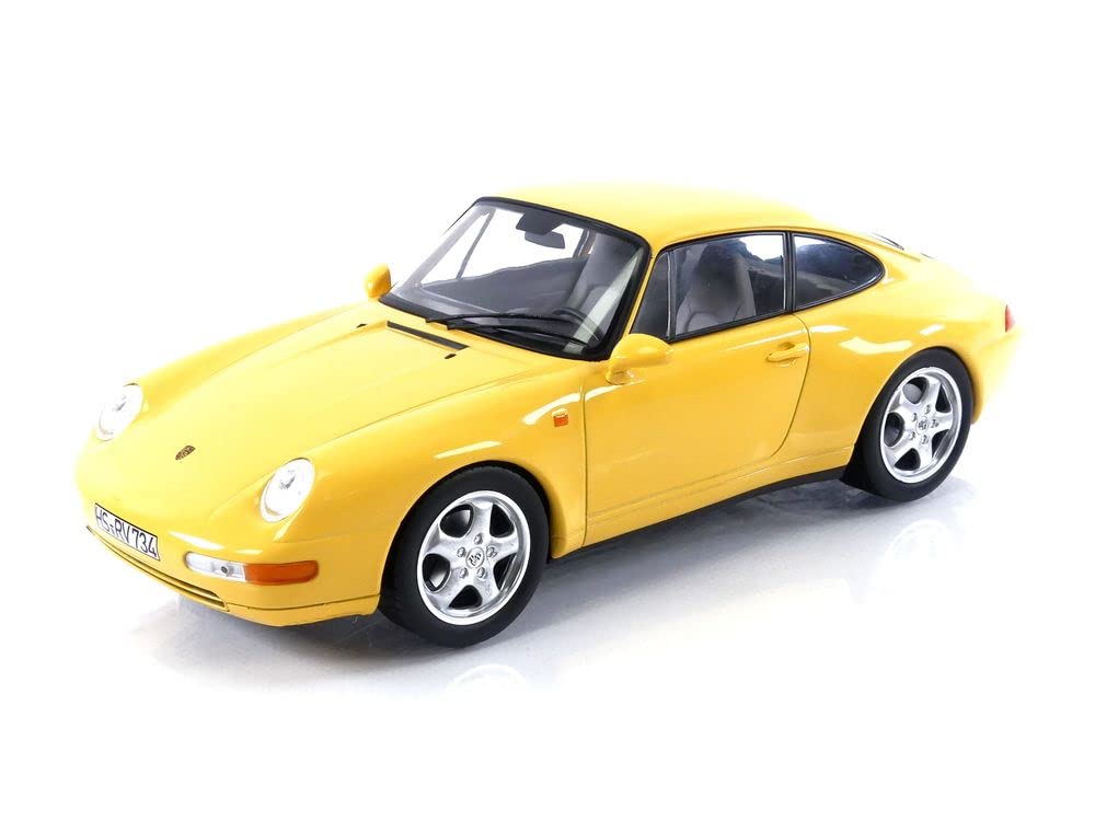 NOREV Porsche 911 Carrera 94 Yellow Scale Model 187596 1/18