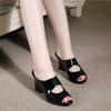 Fashion Sandals Open Toe High Up To 5cm Heel Woman Slippers Outside Shoes for Women Summer Sale New Fashion Clappers Normal Slides