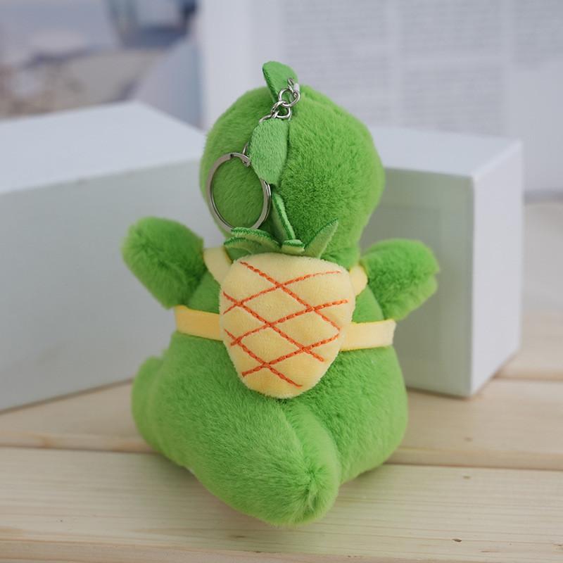 Очаровательный мультяшный плюшевый брелок в виде динозавра, милый и креативный дизайн единорога для ключей от машины и сумок