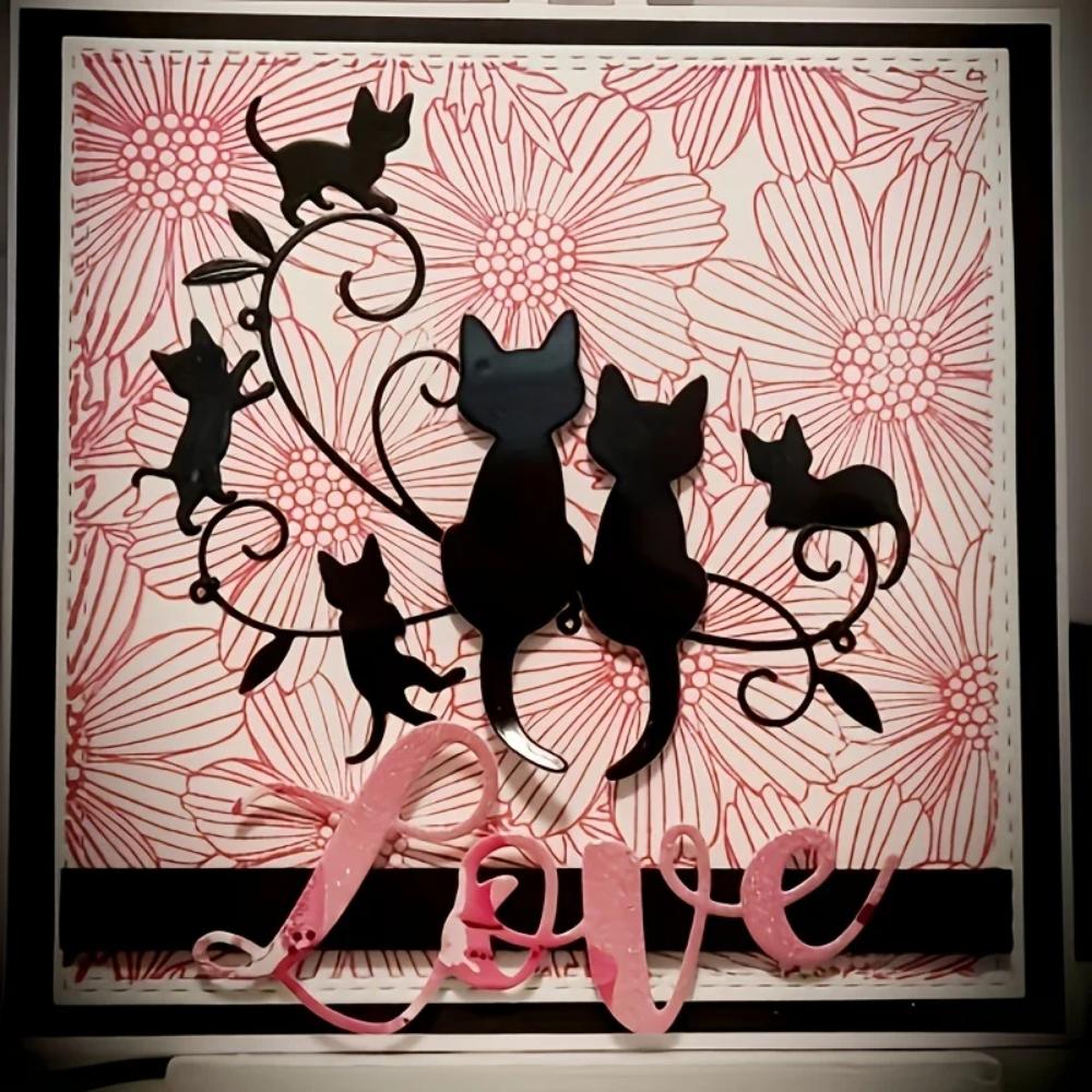 1 шт. Металлический кулон в виде силуэта черного кота - подвеска для дома в виде животного-кота. Уникальная настенная подвеска и украшение для сада, а также отличный подарок.