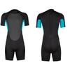 3mm Neoprene Short Sleeve Wetsuit Freediving Snorkeling Surfing Swimming Winter Warmth UV Protection