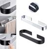 Hole-free Single-bar Bathroom Toilet Hand Towel Rail Rack Holder Stainless Steel Wall Mounted Shoe Rack