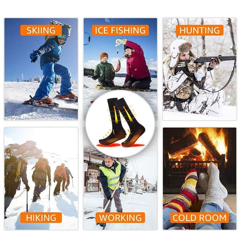 Skiing Outdoor For Women Electric Warm Socks Sports Equipment Heated Socks Thermal Socks
