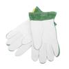 Pair Goatskin Leather TIG Oxyfluoride Welding Gloves Thermal Insulation Fireproof Soft Wear Resistant