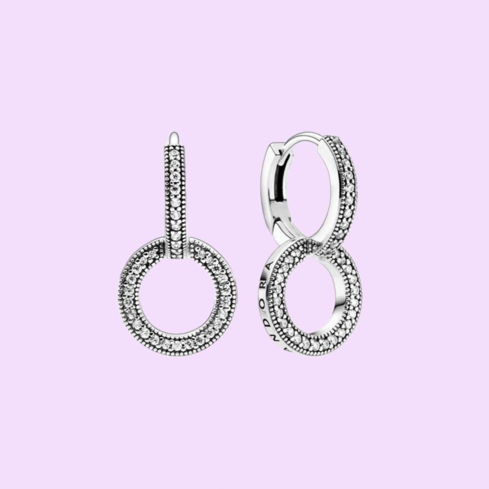 Стерлинговая серьга-пусета в форме сердца для женщин, подарки на день рождения, ювелирные изделия, с тканевым мешочком