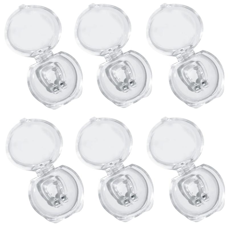 Устройство от храпа для прекращения храпа Носовой зажим для легкого улучшения дыхания Помощь для сна Апноэ 1 шт. 2 шт. 4 шт. 6 шт. 8 шт. Ночью