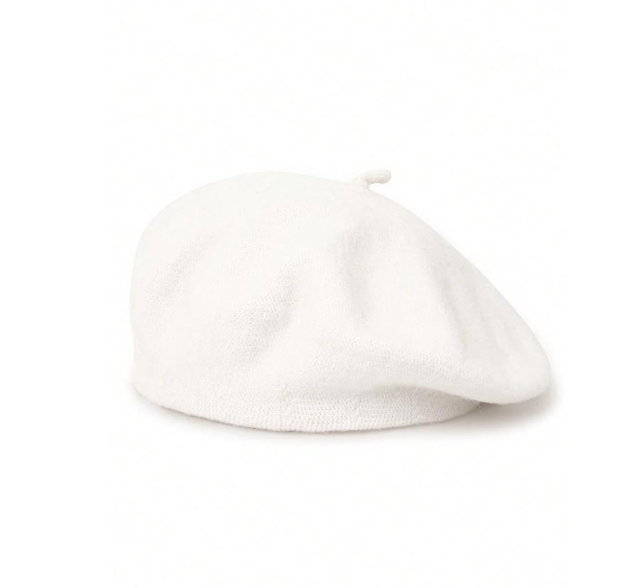 Винтажный британский женский шерстяной берет: Вязаная шляпа художника для осенне-зимнего тепла