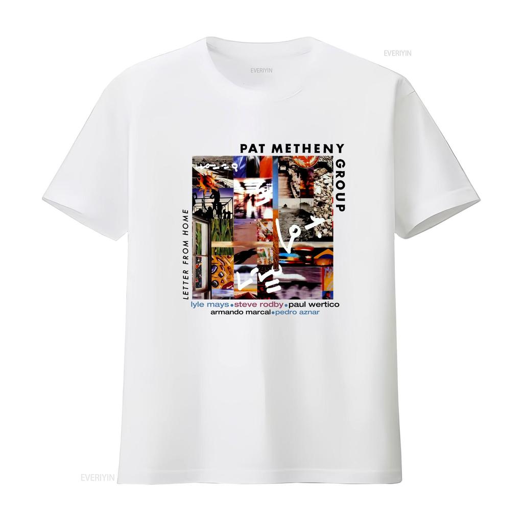 1989 Vintage Pat Metheny Group Tour Concert T Shirt Retro Style White S 2345XL vintage Washed Casual Unisex homme Soft