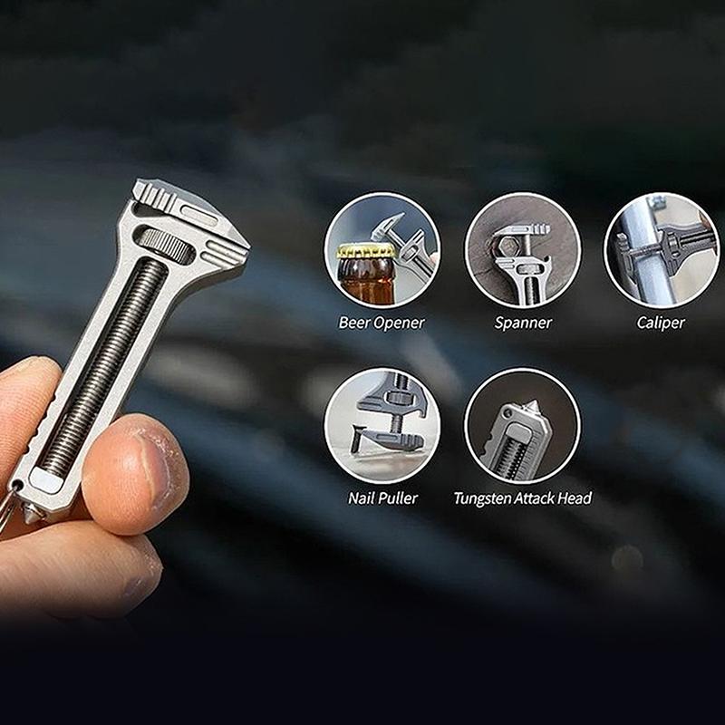 Edc Multi Tool Компактный портативный многофункциональный инструмент Брелок для ключей Карманный резак Отвертка Многофункциональный инструмент Набор для выживания в походе