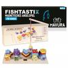 FISHTASTIX Magnetic Fishing Game Wooden Children Montessori Fishing Rod Fish Set