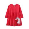 Spring Long Sleeve Princess Dress - Cute Knitted Skirt for Girls