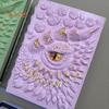 3D Dragon Eye Journal Твердый переплет из смолы Винтажный тисненый Devil Eye Дорожный блокнот Скетчбук Блокнот Дневник Коллекция Любителей Драконов Подарок