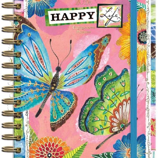 Lang, Happy Life 2026 Planner, 6.5'' X 9'', Weekly Calendar with Stapled Binding