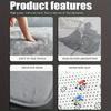 New Style Colorful Pebble Rainbow Road Beach Stone Round Carpet Rug for Bedroom Living Room Decoration Pet Decor Floor Mat Ins