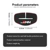 zfjpu3 For Toyota Car Seat Belt Buckle Plug Leather Car Seat Belt Clip Protective Covers GR MN Camry Prius Auris Crown Yaris Corolla