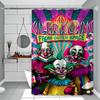 K-Killer Klowns From Outer Space Shower Curtain With Waterproof And Mold Resistant Shower Curtain Polyester Durable Bathroom