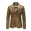 Business Casual Suit Men's Jacket Pure Cotton Top Casual