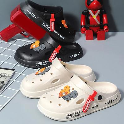 Летние мужские сандалии, легкие домашние пляжные сандалии, женские тапочки, быстросохнущие плоские мягкие туфли из ЭВА с отверстиями, женские сабо 2024