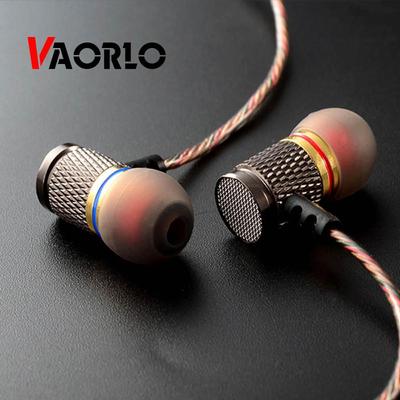 VAORLO Металлические тяжелые басы, звук 3,5 мм, наушники HiFi, спортивные наушники, наушники с HD-микрофоном, стерео