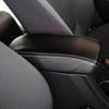 Carbon Fiber + Black Leather Car Armrest Box Protect Cover For Corolla 20 21 22