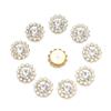 Clothing Decorations Apparel Sewing Rhinestone Buttons Pearl Hairpins Pearl Button Hat Accessories