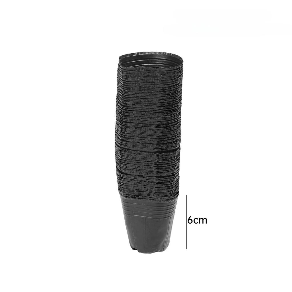 50/200pcs Black Seedling Nursery Pots Seed Starting Grow Cup Flower Plant Container Garden Vegetable Box Home Gardening Tools