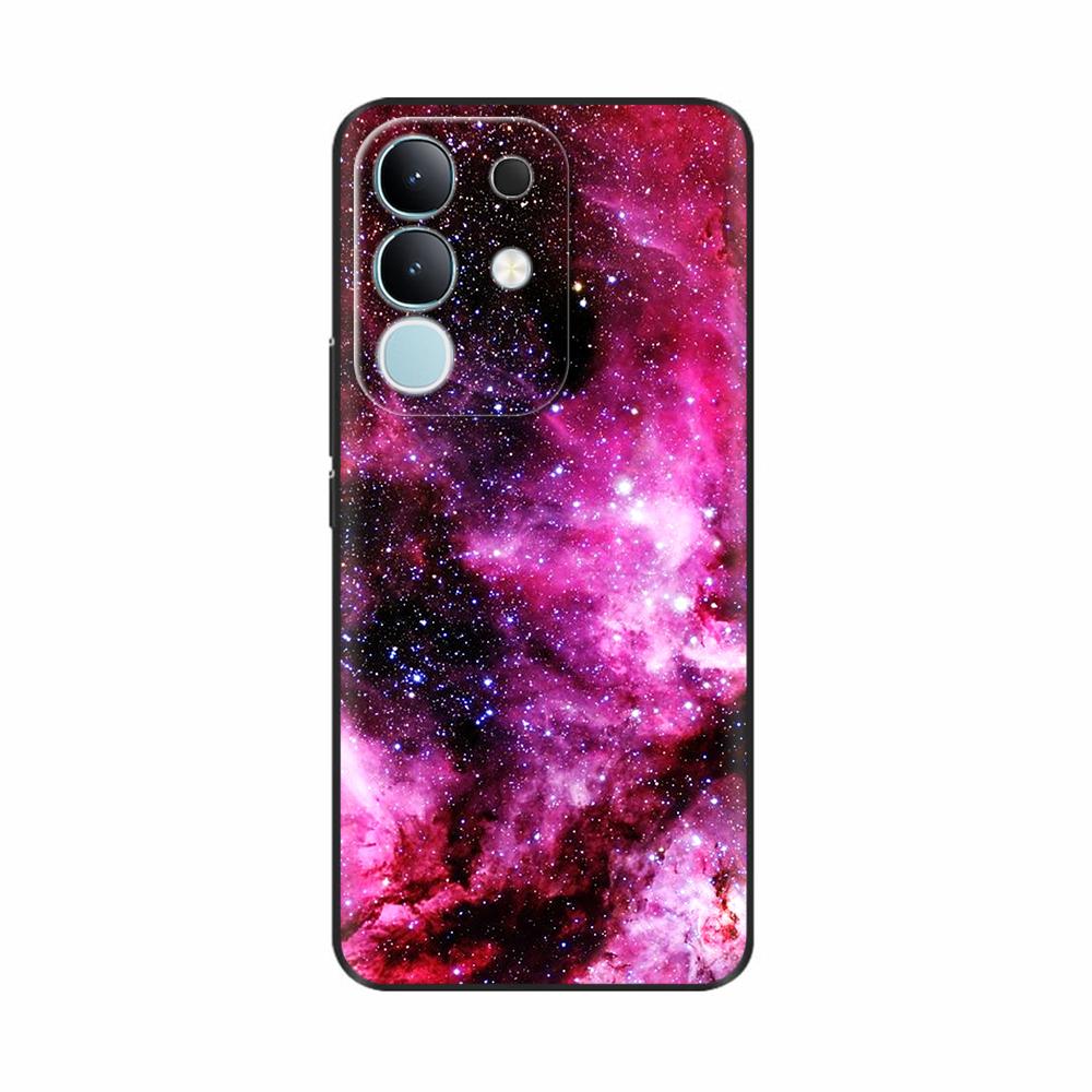 Чехол-крышка для Vivo Y29 4G 2025 Милые Цветы Мягкий Силикон Capa Чехлы для Телефона Для Vivo Y29 4G Чехол Мультяшные Ударопрочные Сумки Coque