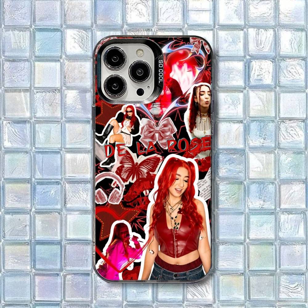 De La Rose Phone Case For iPhone 16,15,14,13,12,11,8,7,Pro,Max,Plus,Mini,XS,SE Shockproof Matte Cover