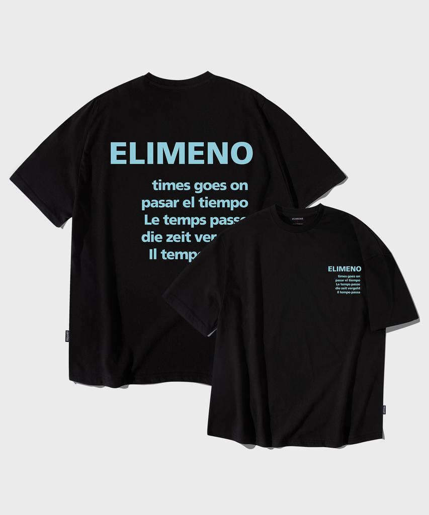 ELIMENO El Times Oversized Short Sleeve T-Shirt Black