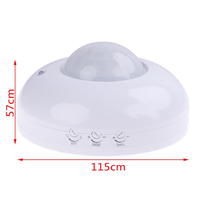 Потолочный датчик присутствия Pir для поверхностного монтажа на 360 °, выключатель света