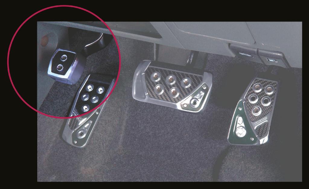 Педаль стояночного тормоза Carmate RAZO GT Spec для Toyota и других автомобилей (Black / Silver) Ной, Вокси, (RP108)