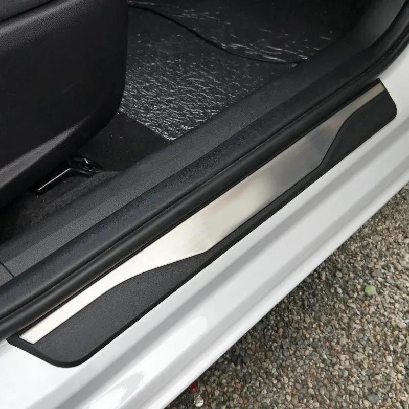 For BYD Atto 3 2022 2023 2024 Atto 2 2025 2026 Door Sill Cover Scuff Plate Kick Protector Sticker Guard Pedal Car Accessories