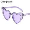Heart-Shaped Sunglasses Vintage Sunglasses UV400 Protection Clout Goggle Love Heart Sunglasses Retro Eyewear Women's Accessories