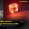 NU05 V2 KIT White/Red Light NITECORE Headlamp 4*High Performance LEDs CAMPING USB Rechargeable 40 Lumens for Rescue Bicycle