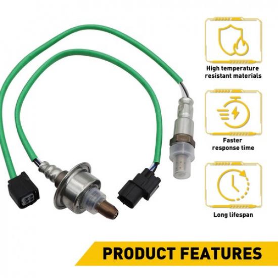 For 2008-2012 Honda Accord 2.4L Upstream Downstream Oxygen O2 Sensor Replacement