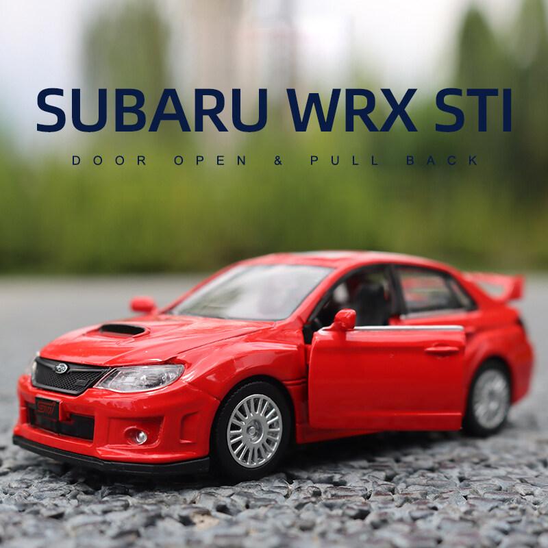 1/36 Subaru Impreza WRX STI литые под давлением модели автомобилей, игрушки для подарков, коллекции, украшения