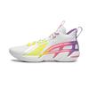 Баскетбольные кроссовки Fan Wu 4 Beng Men Mid-Top Белый Желтый Розовый ABFU015-1