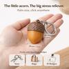 Желудь Pop Fidget Кнопка Кликер Брелок Подвеска Имитация Сосновой Шишки Бесшумная Игрушка для Снятия Стресса Портативный Брелок Декор для Рюкзака Подарок
