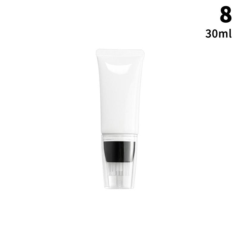 1Pcs 30Ml Cosmetic Flat Hose Duck Tongue, Brush Head, Silicone Roller Flat Cap Empty Bottle