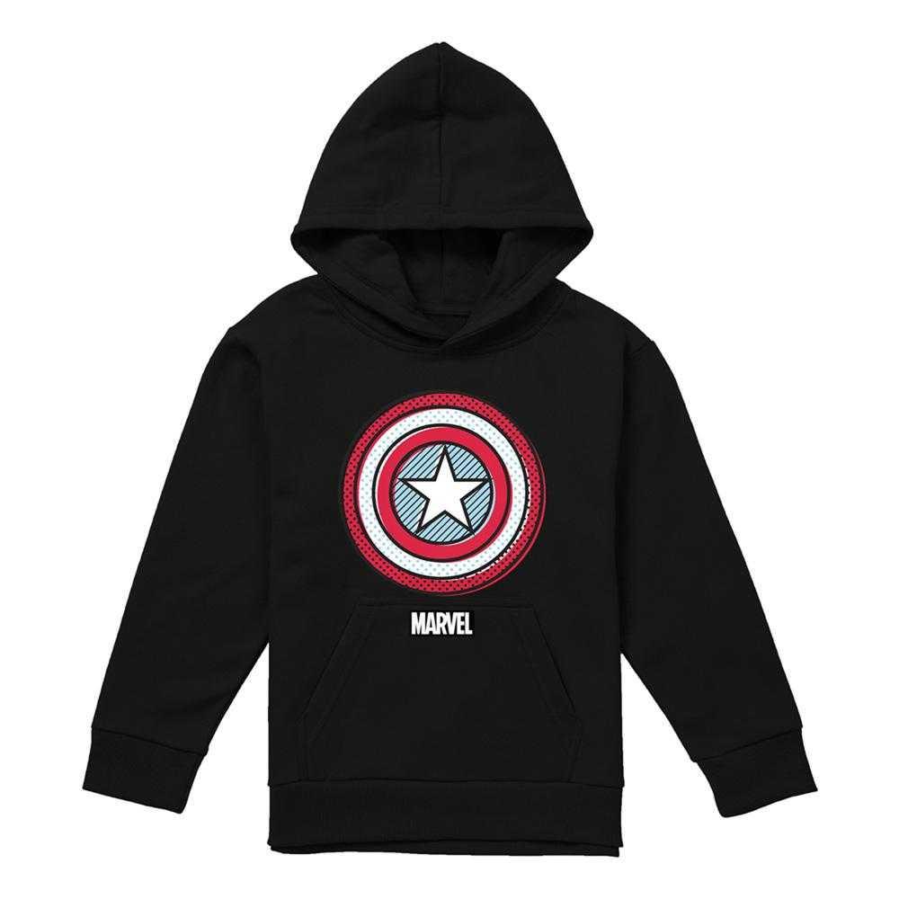 Captain America Childrens/Kids Ziptone Shield Hoodie