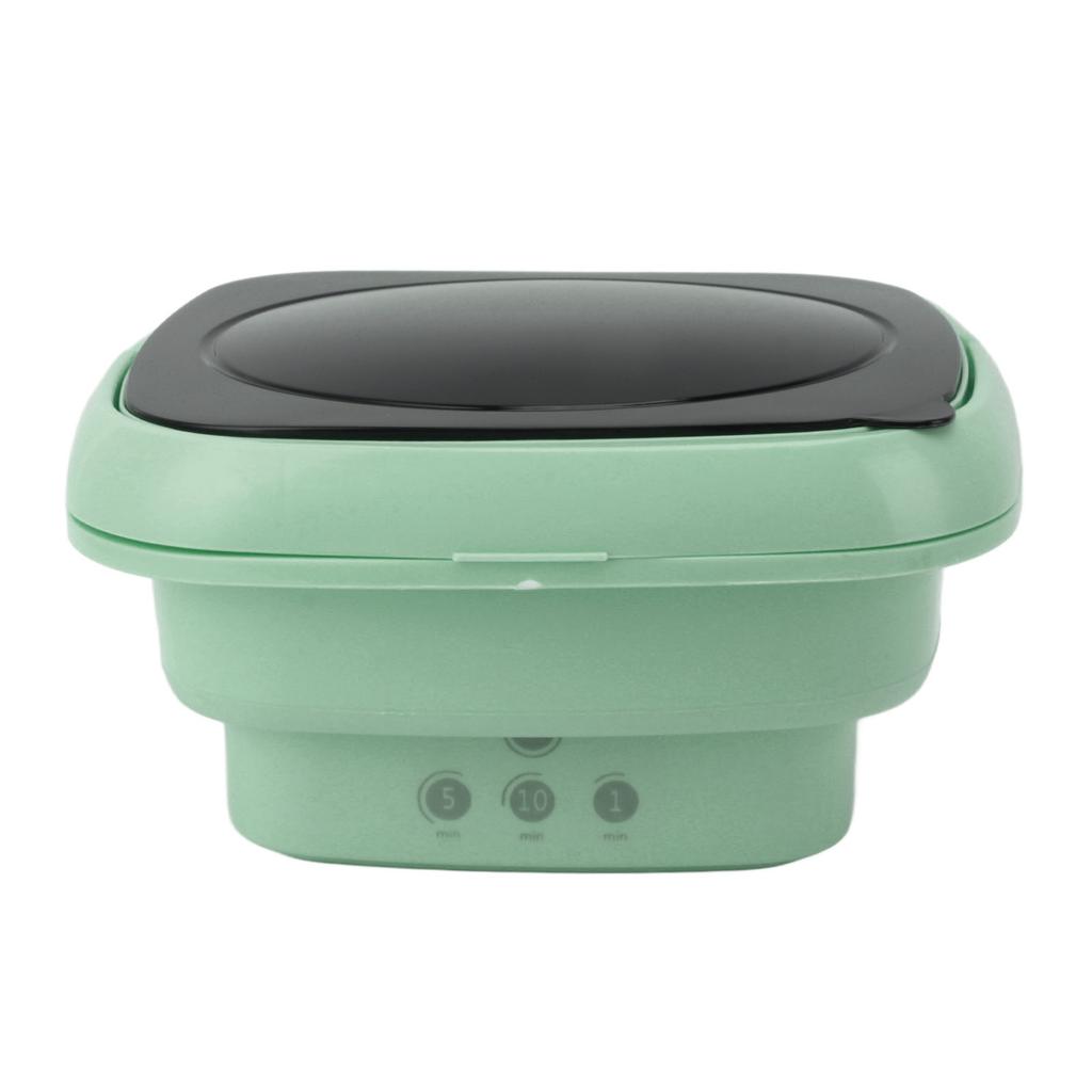 Foldable Washing Machine Mini Portable Bucket Laundry Washer with Black Lid for RV Travel Apartment