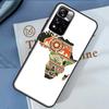 Africa Map Geography Painted Case For Xiaomi Redmi Note 14 13 11 9 10 12 Pro 9S 10S 11S 12S Redmi 10C 12C 13C 14C Cover