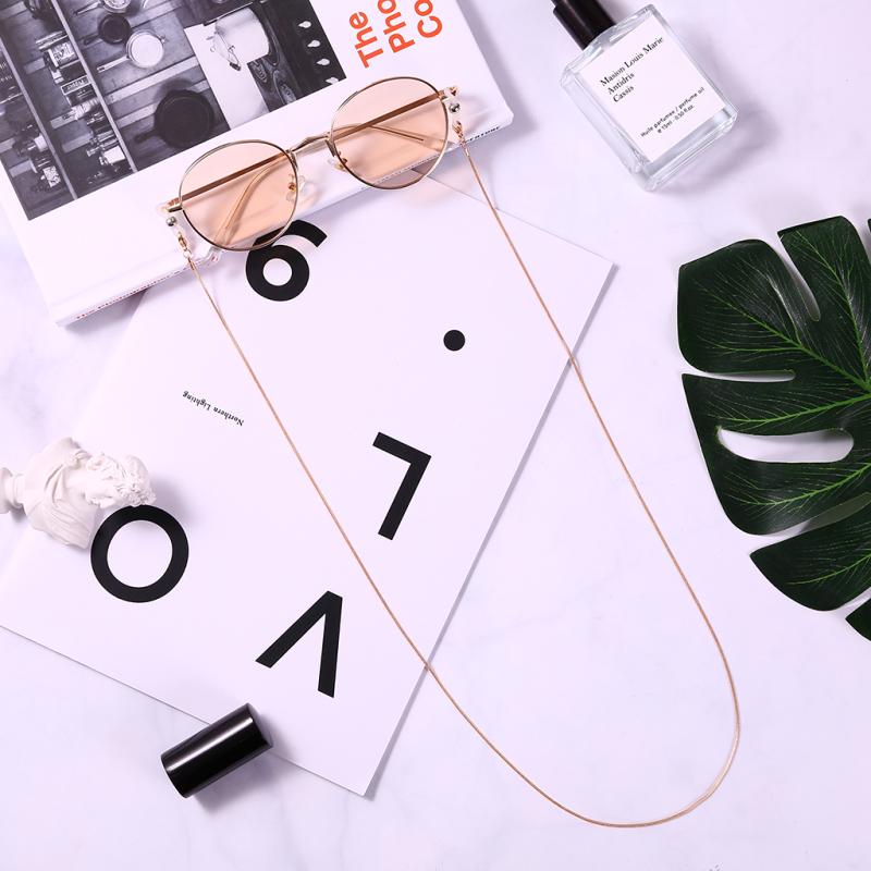 Простая цепочка для очков «Змеиная кость», подвеска на шею, защита от падения, шнурок для солнцезащитных очков и очков, ожерелье