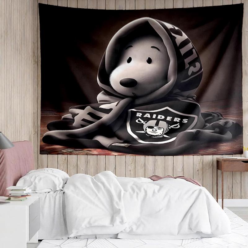 Las Vegas Raiders logo Tapestry for Bedroom Aesthetic Classroom Tapestries Wall Hanging for Living Room Dorm Office,Ideal Creative Gift