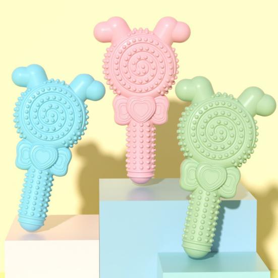 Интерактивная игрушка-жевалка для щенков, прорезывание зубов, уход за зубами собак, снятие тревоги, здоровое жевание