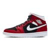 Jordan 1 Mid Красный Тренажерный Зал Черный Женские Jordan BQ6472-601
