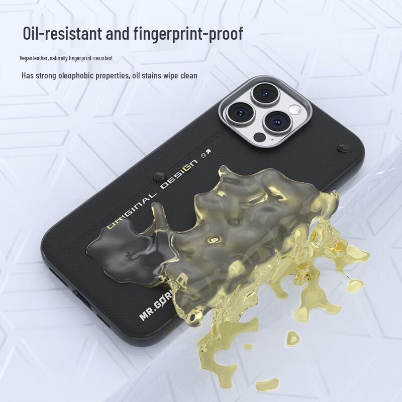 Мистер. Синий Ape Магнитный кожаный чехол для iPhone 16