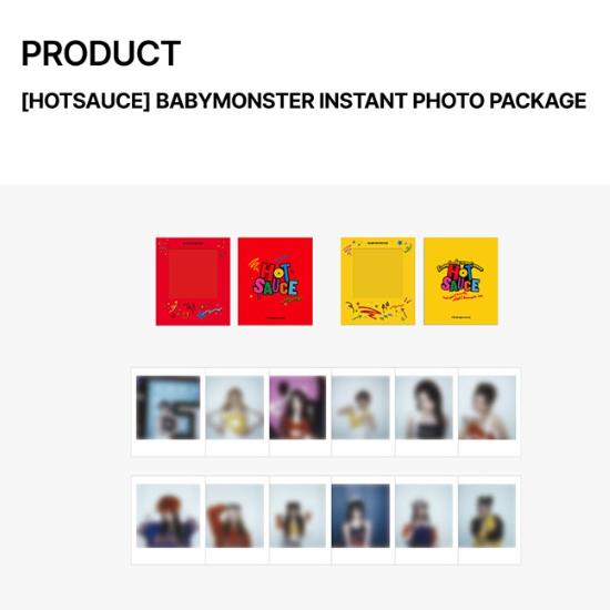 BABYMONSTER HOTSAUCE Пакет с мгновенными фотографиями